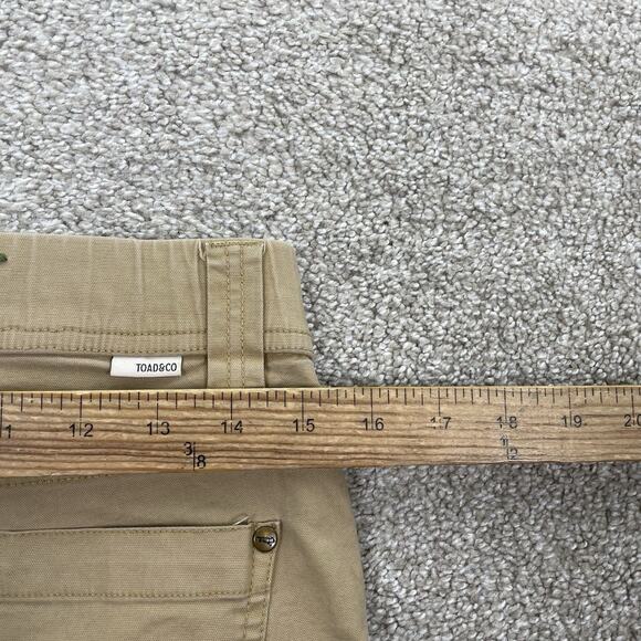 Toad Co Earthworks Ankle Pant Size 8 x 27" Inseam Organic Cotton Women 64-7 - Picture 7 of 10